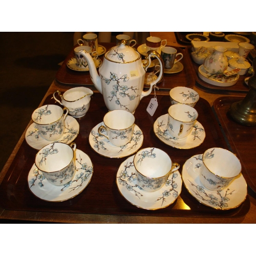 225 - Adderley Chinese Blossom 15 Piece Coffee Set