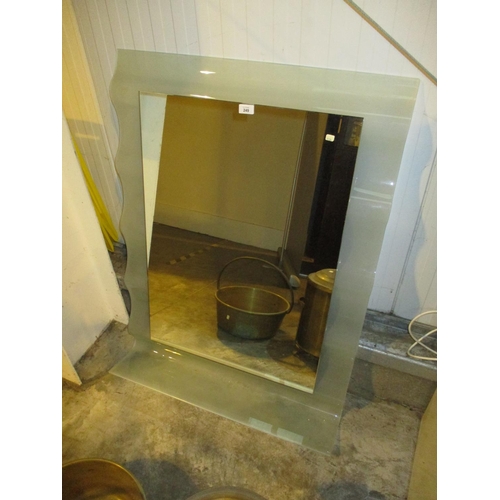 249 - Glass Bathroom Mirror, 103x80cm