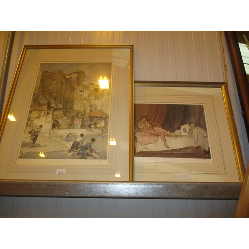 271 - Two William Russell Flint Limited Edition Prints