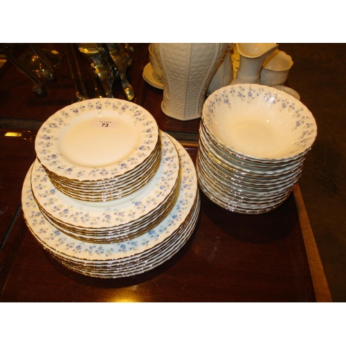 73 - Royal Albert Memory Lane Dinner China, 40 pieces