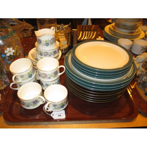 84 - Paragon Cherwell Coffee Set and Denby Dinner Plates