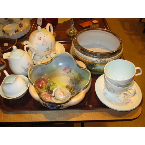 88 - Two Noritake Bowls and Foley Tea for Two Set