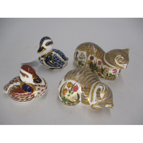 298 - Four Royal Crown Derby Papeweights