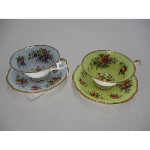 323 - Pair of Foley Bone China Cabinet Cups and Saucers