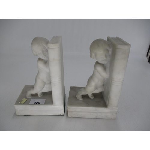 325 - Two Cherub Bookends