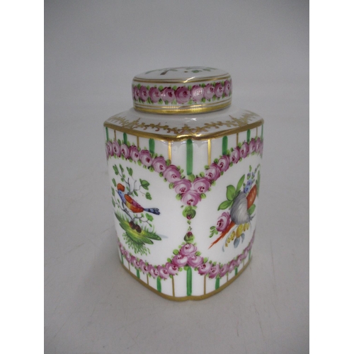 433 - Dresden Porcelain Tea Caddy No. 2520