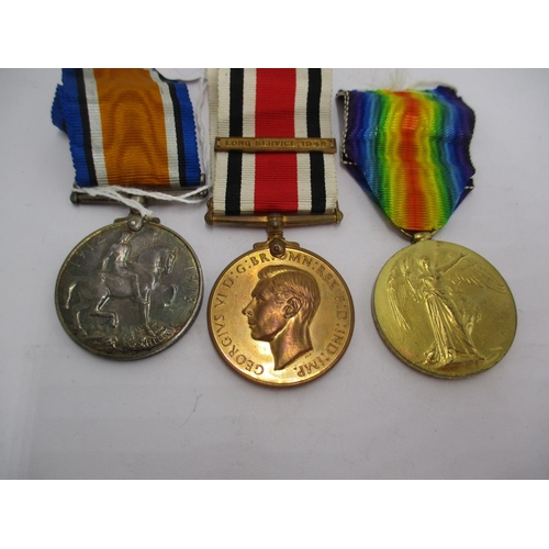 447 - Two WWI Medals and Special Constabulary Medal to M2-153666 Pte G K Robertson ASC