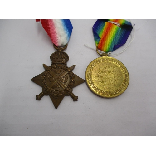 451 - Two WWI Medals to 22566 SPR. G. Ririe R.E.