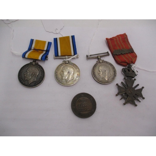 476 - Three WWI Medals S-16114 John Fleming, 168860 Alfred Currey, SE/15770 Robert Culross, Life Saving So... 