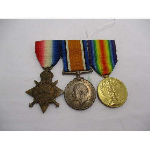 481 - Three WWI Medals to Cpl. W. Smith S.A.H.A.