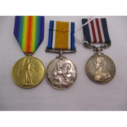 486 - Two WWI Medals and Bravery In The Field Medal to 157132 Gnr. J.E. Waters 19/SGE. BY. R.G.A.