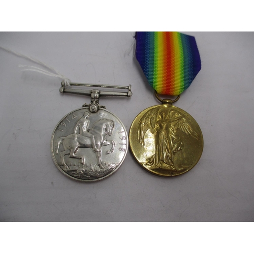 499 - Two WWI Medals to 216282 GNR. W. Boath R.A.