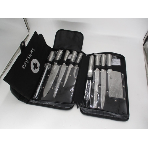 511 - Cased Set of Swiss Jura Chef Knives