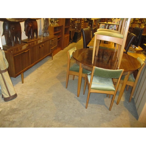 550 - Mid 20th Century Mahogany 8 Piece Dining Room Suite