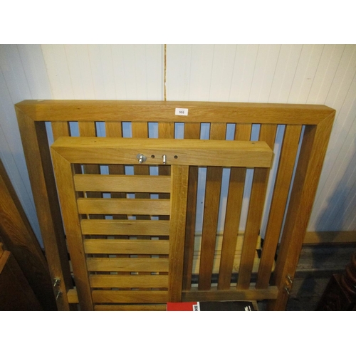 555 - Modern Oak Single Bedstead