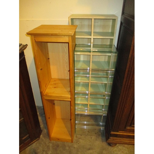 558 - Two Sets of Shelves and a Shoe Rack