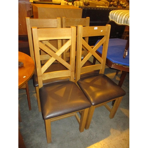 568 - Set of 4 Modern Dining Chairs