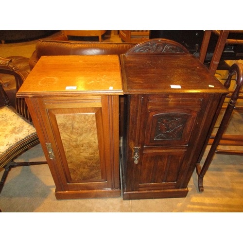 599 - Two Edwardian Bedside Cabinets