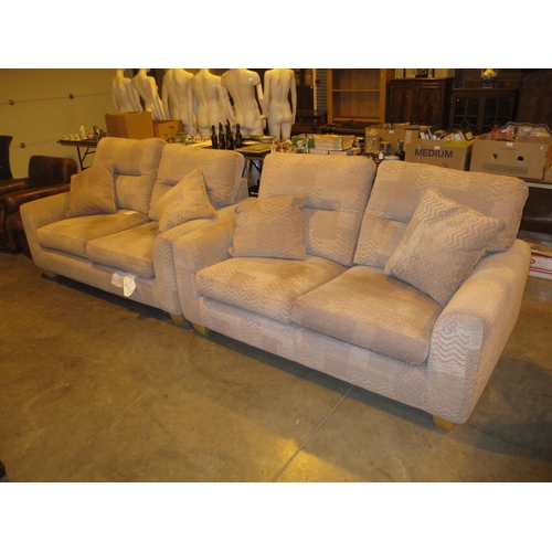 630 - Pair of Modern Fawn Settees