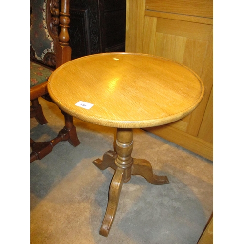 654 - Modern Oak Wine Table