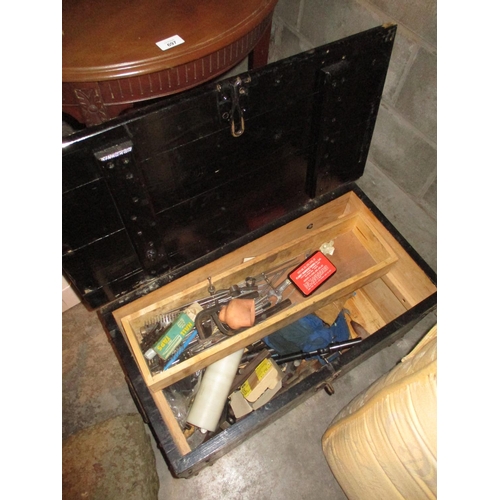 698 - Vintage Tool Box and Contents