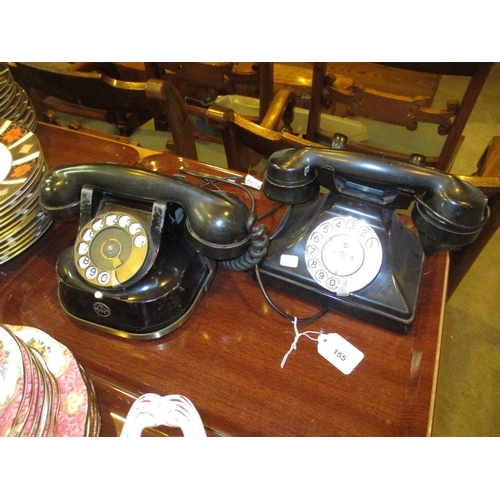 155 - Two Vintage Telephones