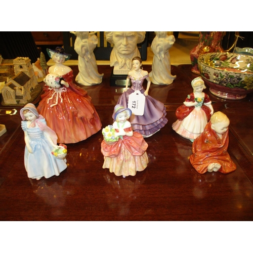 172 - Six Royal Doulton Figures