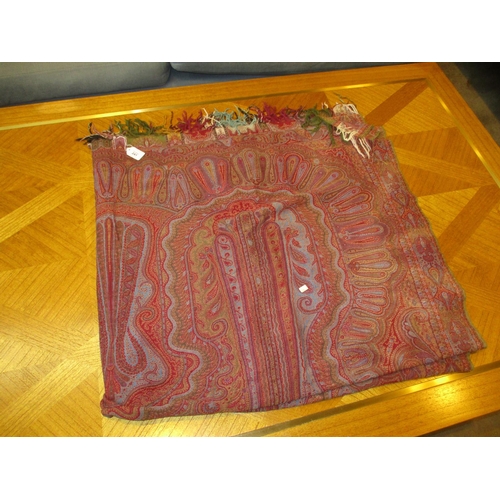 241 - Victorian Woven Paisley Shawl