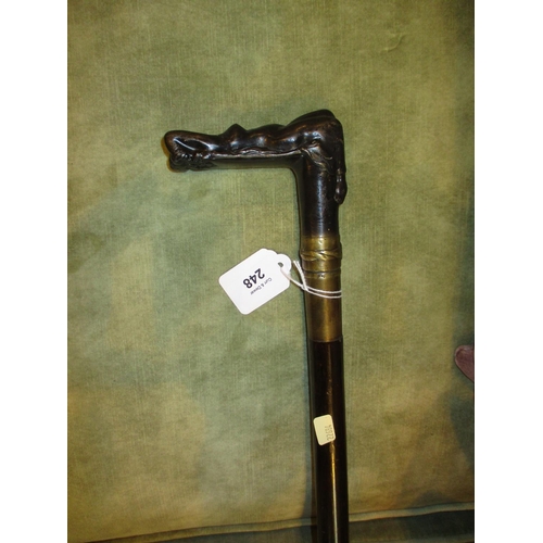 248 - Female Figure Handle Walking Stick