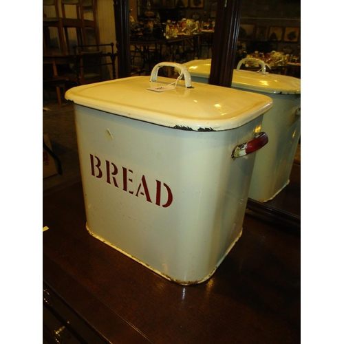 264 - Enamel Bread Bin