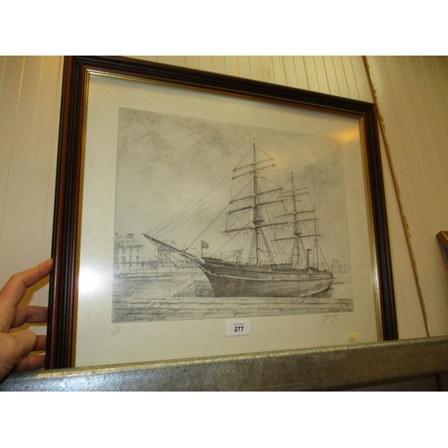 277 - Eddie Lange Signed Print of RRS Discovery