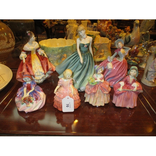 70 - Seven Royal Doulton Figures