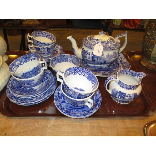 75 - Spode Italian 21 Piece Tea Set