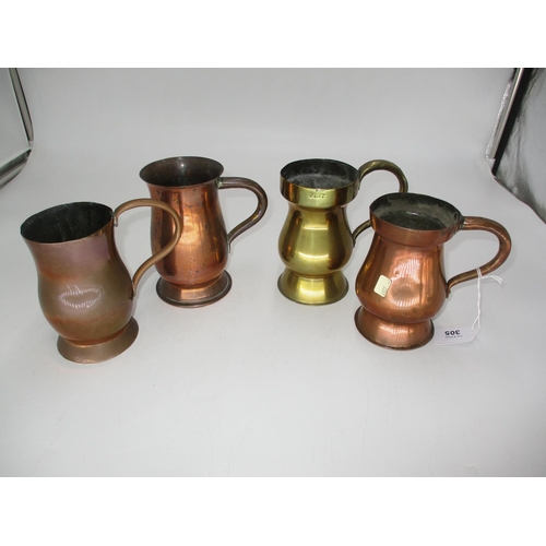 305 - Glasgow Copper and Brass Measures and 2 Others