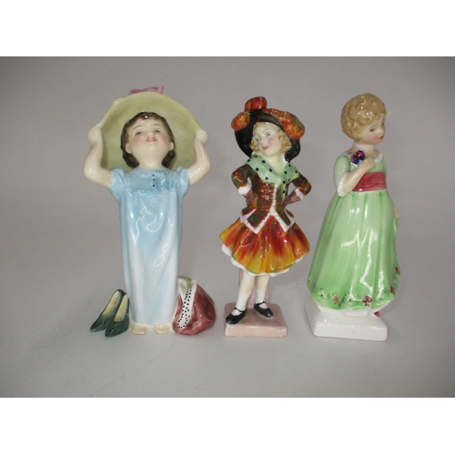 309 - Three Royal Doulton Figures, Make Believe HN2225, Tess HN2865, Pearly Girl HN2036