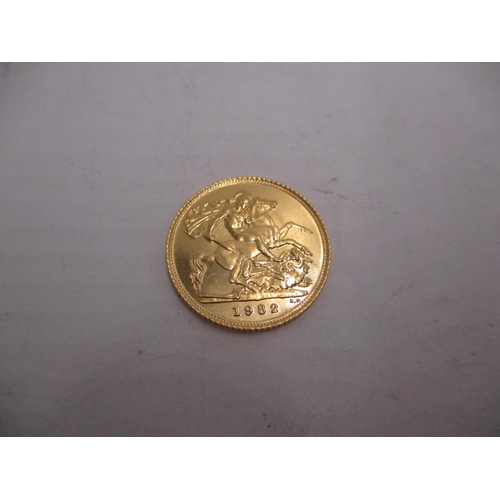 335 - 1982 Gold Half Sovereign