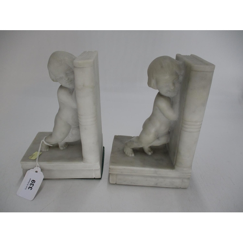 339 - Two Cherub Bookends