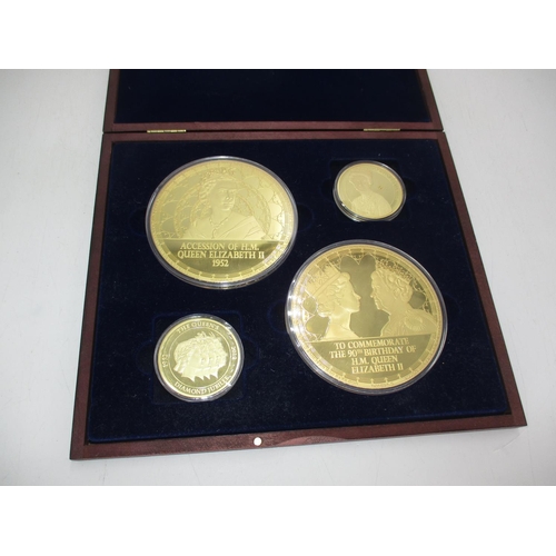 364 - Cased Queen Elizabeth II Commemorative Tokens