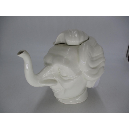 437 - Luck & Flaw Maggie Thatcher Tea Pot