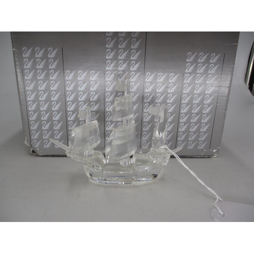 453 - Swarovski Galleon, with Box