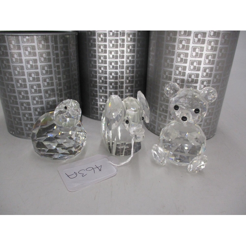 462A - Swarovski Teddy Bear, Elephant and Bird