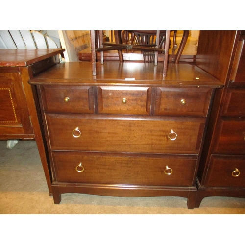 639 - Stag Minstrel Chest of 5 Drawers, 82cm