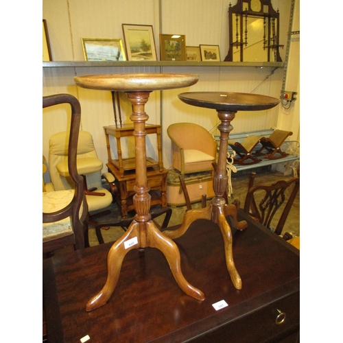 640 - Two Mahogany Wine Tables