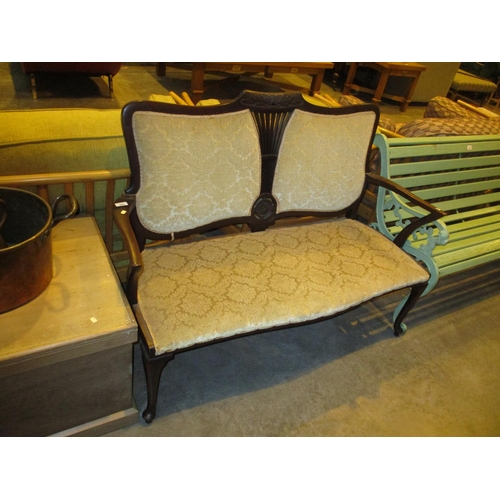 643 - 1920's Mahogany Occasional Settee