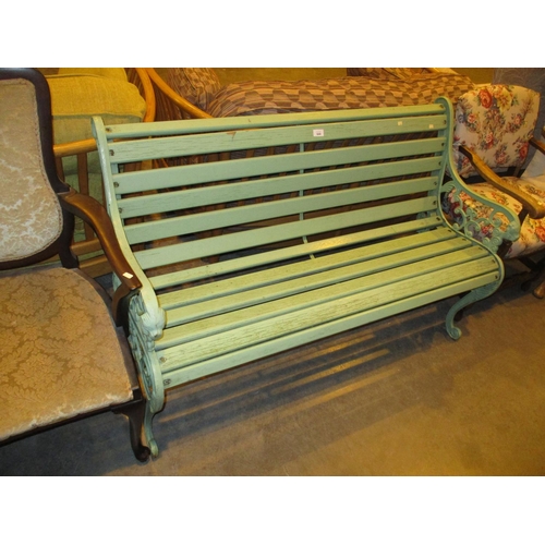 644 - Cast Metal End Garden Bench