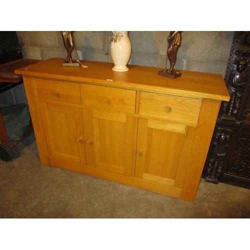 742 - Modern Oak Sideboard, 140cm