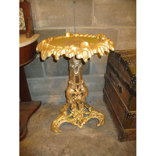 754 - Ornate Cast Metal Plant Stand