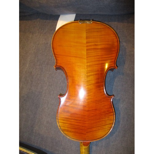 245 - Violin with 2 Bows and Case