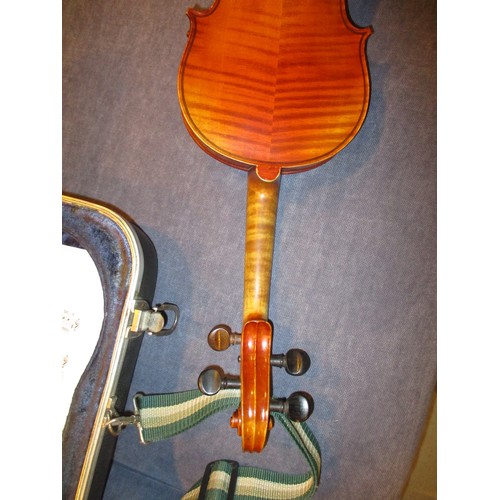 245 - Violin with 2 Bows and Case