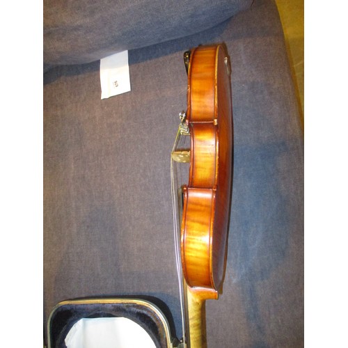 245 - Violin with 2 Bows and Case